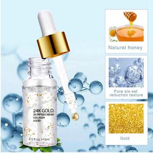 Siero Viso Oro <span class=keywords><strong>24K</strong></span> <span class=keywords><strong>Private</strong></span> <span class=keywords><strong>Label</strong></span> 30ml Liquido Sbiancante e Anti-Età al Collagene - Product Image 3