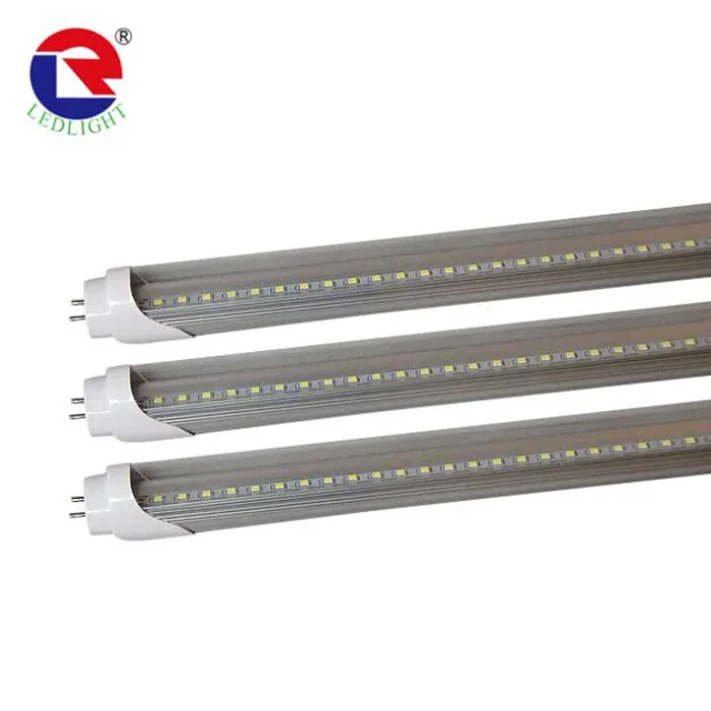 2ft 4ft 5ft 8ft led tube t8 pc couverture radiateur en aluminium 18w t8 led tube 1200mm