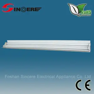 T8 Fluorescent Fixture 2*18W Tube 1800mm Fluorescent Light Fittings 4ft Double Fluorescent Light Fittings