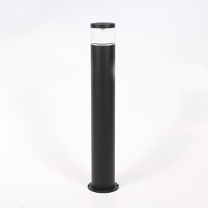 CE saab – borne lumineuse noire à Led, éclairage de <span class=keywords><strong>jardin</strong></span>, de chemin, de route, de sapin monté au sol - Product Image 1