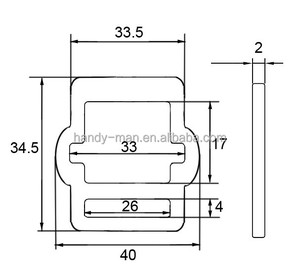 MS-04เหล็กหัวเข็มขัดปล่อยอย่างรวดเร็ว - Product Image 2