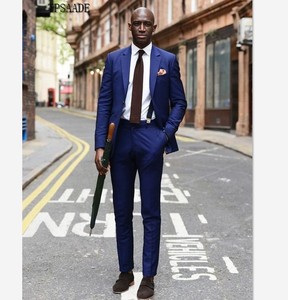 <span class=keywords><strong>Traje</strong></span> de Negocios <span class=keywords><strong>Azul</strong></span> Rey de Moda para Hombre, Chaqueta, Pantalón y <span class=keywords><strong>Corbata</strong></span>, YF057 - Product Image 4