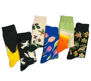 <span class=keywords><strong>Calcetines</strong></span> de algodón para hombre, calcetín personalizado, creativo, chino, para las cuatro estaciones - Product Image 1