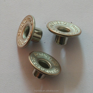 17Mm Kim Loại Đồng Thau Thiếc Rỗng Denim Jeans Nút Shank - Product Image 2