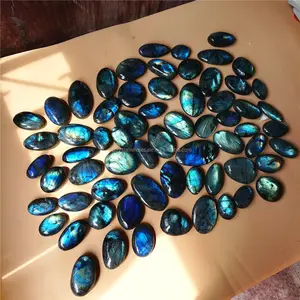 Pedra de labradorite de gema polida natural, de alta qualidade para presentes