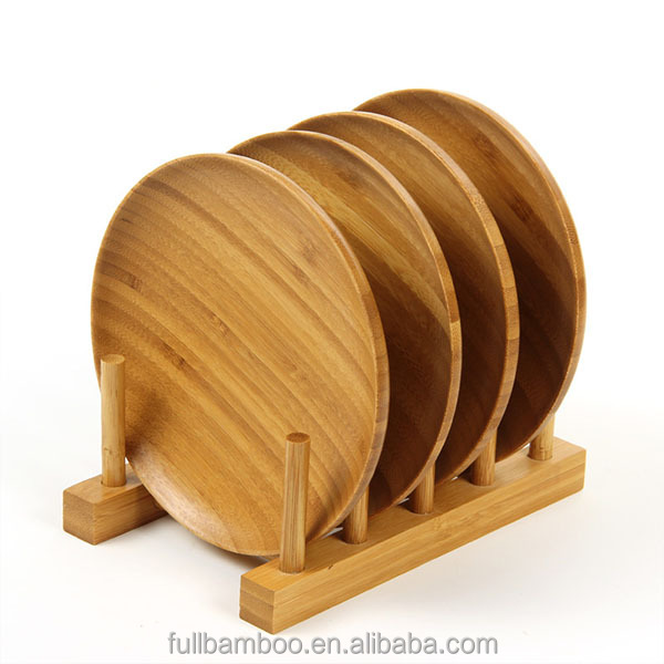 Деревянная кухонная стойка для тарелок FUBOO