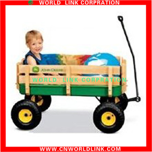 4 roues populaire de wagons pour enfants chariot de jardin en bois - Product Image 1