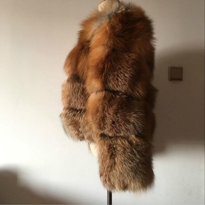 Manteau de fourrure pour femmes, en renard, mode haut de gamme 2018 - Product Image 3