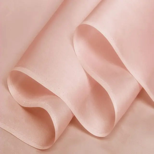 14m/m High Quality 100% Pure Silk Satin Organza Fabric Satin Organza Textile for Wedding Dress