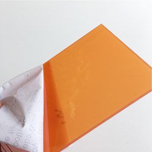 Feuille de polycarbonate solide orange 4 mm, feuille de PC - Product Image 1