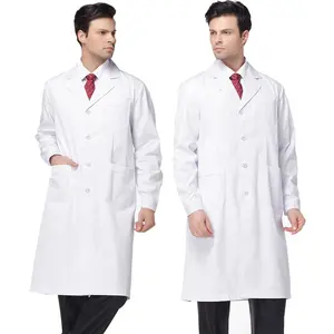 병원 의사 유니폼 정전기 방지 섹시한 실험실 코트 디자인 실험실 코트 의사