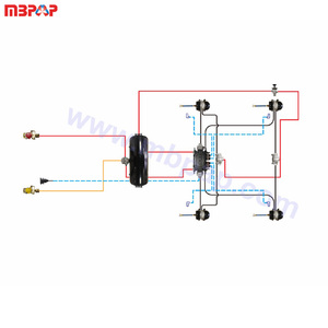 Sistema Frenante ad Aria ABS Economico, Valvola di Servizio per Rimorchi e Camion con Sistema Frenante ad Aria ABS - Product Image 1