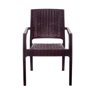 Outdoor plastic rattan armchair for sale garden chair cane chair