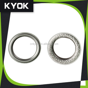 Accessoires pour rideaux KYOK, anneaux <span class=keywords><strong>de</strong></span> rideaux <span class=keywords><strong>en</strong></span> acier inoxydable, œillets métalliques pour rideaux, anneaux métalliques pour rideaux, œillets pour ruban, œillets <span class=keywords><strong>de</strong></span> 60 mm - Product Image 3