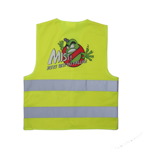 Áo Gi Lê Phản Quang DHL An Toàn Tầm Nhìn Cao Cho Trẻ Em Áo Gi Lê Phản Quang Ban Đêm Vải <span class=keywords><strong>Polyester</strong></span> Dệt Kim - Product Image 1