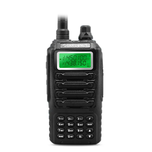 Dual Band 2 Way Radio Dual Standby Dual Display Quansheng TG-UV2 dengan Sertifikasi CE FCC Walkie Talkie