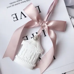 Hanging Home Car Decoration Ceramic Aroma Stone Pendent Scented Fragrance Oil Diffuser Air Freshener