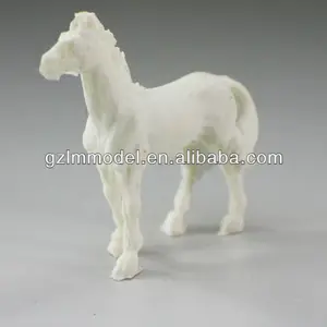 En plastique cheval sculpture maquette architecturale miniature modèle/modèle de disposition matériaux MD021