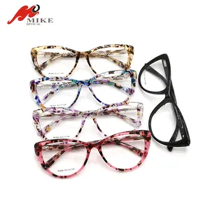 Chất Lượng Tốt Nhất Điên Bán Kính Mắt Unisex, Bán Buôn Màu Tươi Cat Eye Acetate Khung