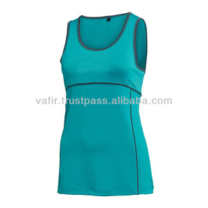 Débardeurs en coton imprimé personnalisé pour femmes Maillot respirant Maillots de sport Long Style décontracté Stringer Débardeur - Product Image 1