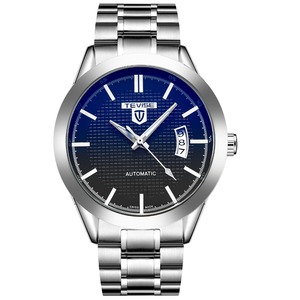 Tevise brand Autoamtic men Black Watch, Time clock with Big Digital - Product Image 3