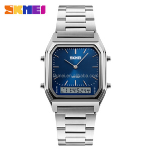 <span class=keywords><strong>Skmei</strong></span> — montre à quartz japonais pour hommes, <span class=keywords><strong>1220</strong></span>, movt, arrière en acier inoxydable, top - Product Image 2