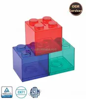 LEGO 2x2 Tuğla Plastik Para Kutusu Kare kumbara