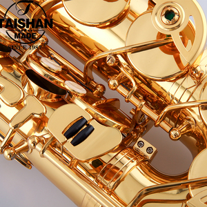 <span class=keywords><strong>Sassofono</strong></span> Contralto Professionale in Mi Bemolle Gold Keys con Ance <span class=keywords><strong>e</strong></span> Bocchino - Product Image 2