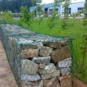 Toptan profesyonel PVC kaplı altıgen <span class=keywords><strong>Gabion</strong></span> kutusu taş tel örgü kafes - Product Image 3