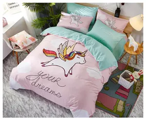 Großhandel Bett bezug Cartoon gedruckt Kinder Bettwäsche