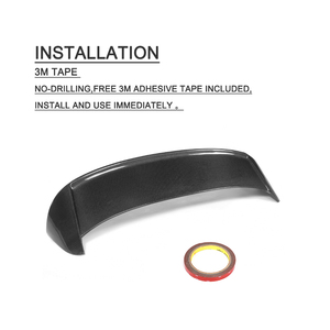 JC Sportline <span class=keywords><strong>A3</strong></span> Sportback Spoiler de techo ala para <span class=keywords><strong>Audi</strong></span> <span class=keywords><strong>A3</strong></span> 8V atracción. 14-16 - Product Image 4