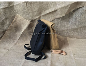 Zaino da viaggio per zaino in carta kraft di design personalizzato con personalità vegetariana in cellulosa naturale antica - Product Image 3