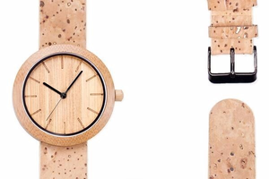 Venta al por mayor de Relojes de Madera Reloj de Bambú Barato Japón Movimiento Banda de Corcho Reloj de Madera Hombres - Product Image 2