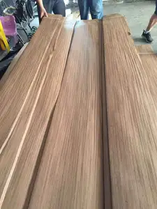 Wenge tự nhiên Gỗ Veneer cho đồ nội thất phòng ngủ