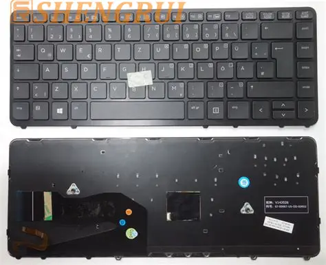 עם תאורה אחורית מחשב נייד עבור HP EliteBook 740 G2 750 G2 840 ספרדית פריסת מקלדת