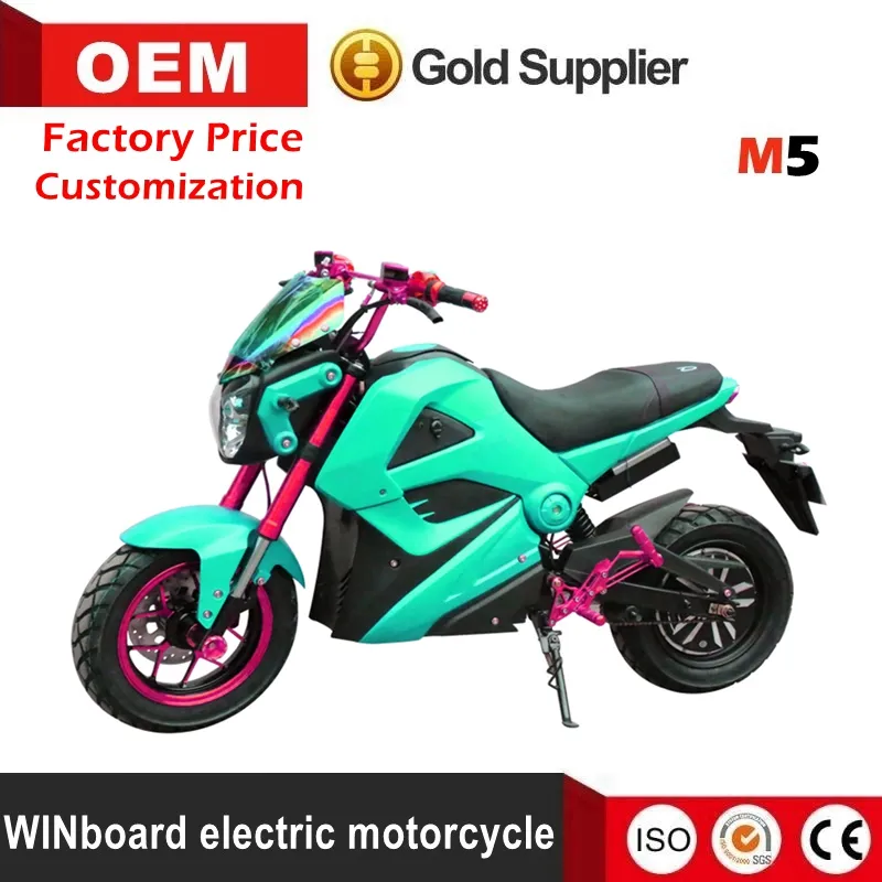 WINboard M5 fabrika fiyat ucuz elektrikli motosiklet 72 V 2000 W hızlı hız yetişkinler için