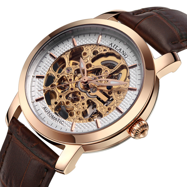 2019 Luxury Skeleton Luminous Men Wrist Watches OEM Automatic Mechanical Watch