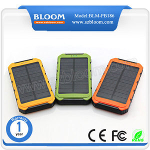 Blm-pb186 12000 mah solar y impermeable cargador solar del teléfono móvil - Product Image 1