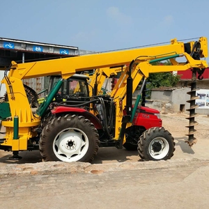 Ad alta Potenza Terra Scavatrice mini annoiato palificazione macchina E <span class=keywords><strong>Pole</strong></span> Foro Coclea Erezione Macchina - Product Image 5