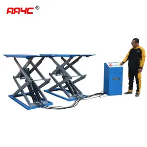 Elevador de tijera de perfil bajo AA4C CE 3,0 T, elevador de tijera superfino, elevador de coche montado en superficie, - Product Image 2