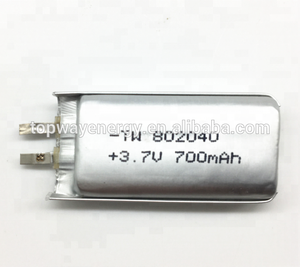 Kleiner Formaat 802040 650Mah 3.7V Lithium Polymeer Ion Batterij - Product Image 5