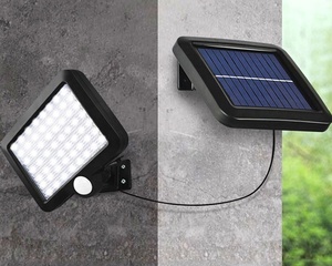 Ngoài Trời PIR Motion Sensor 56 <span class=keywords><strong>Led</strong></span> Năng Lượng Mặt Trời Vườn Ánh Sáng <span class=keywords><strong>Led</strong></span> An Ninh Ánh Sáng Tường Đèn Cho Hàng Rào Pathway Đường Sân Hiên - Product Image 4