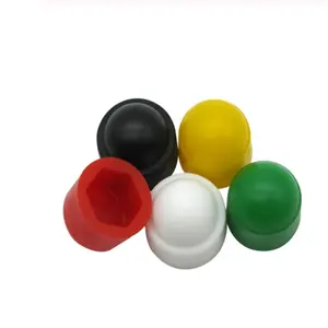 BLACK/WHITE M4 M5 M6 M8 M10 M12 Plastic Flange Metric Dome head Bolts Nuts Decorative Covers Screw Caps Protection Caps