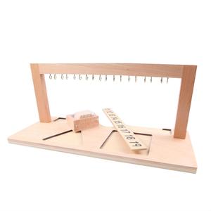 Juguetes Educativos Montessori de Madera de Alta Calidad, Material Didáctico de Matemáticas Montessori, Soporte para Escaleras de Cuentas de Colores - Product Image 2