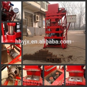 Hby1-15 de suelo de arcilla de máquinas de fabricación de ladrillo / máquinas de bloques de hormigón para casa build - Product Image 1