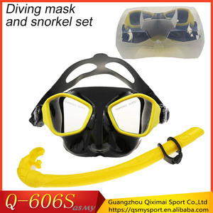 Avancée plongée de protection silicone masque et <span class=keywords><strong>tuba</strong></span> set avec boîte En Plastique - Product Image 1