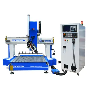 Best quality siemens control linear type 8 tools atc cnc router 1212 4 axis for hot sale