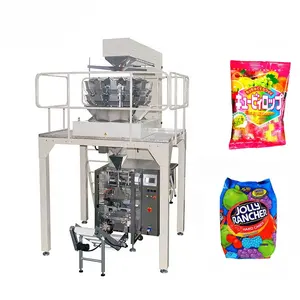 Üretim satış patentli kuru gıda şişirme gıdalar pamuk şeker ambalaj makinesi