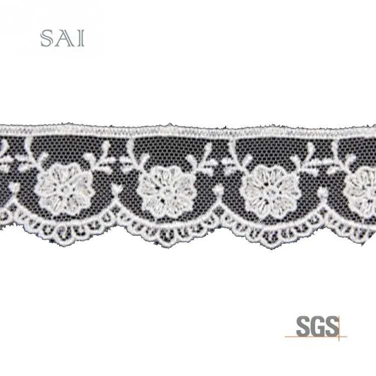 Factory wholesale gentle soft embroidery lace fabric custom lace fabric