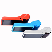 Terminal POS de pantalla táctil inteligente Android, escáner de código QR POS móvil de mano con conectividad USB, incluye impresora
